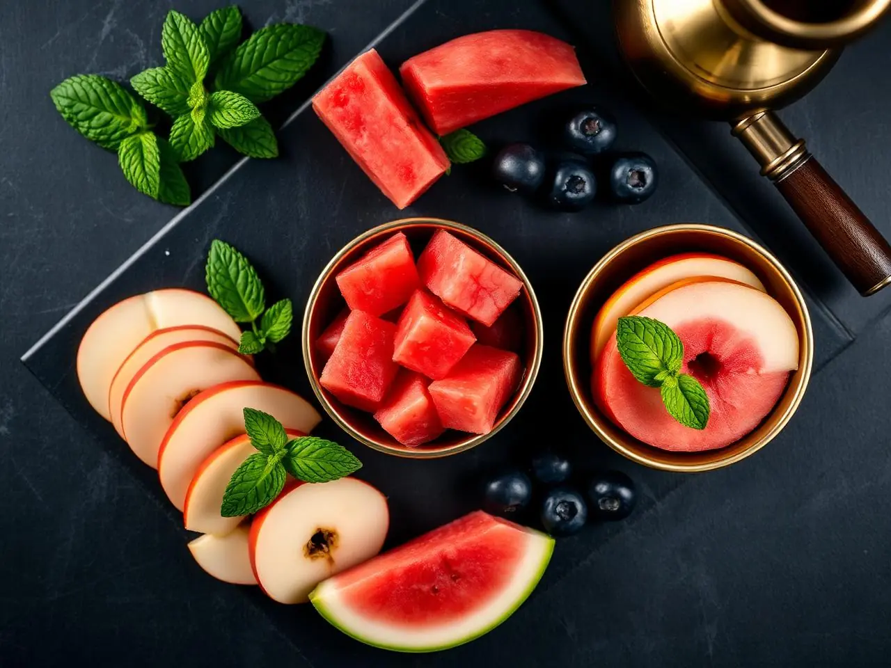 Flavour flatlay